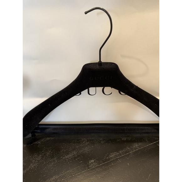 GUCCI Large Shopping Gift Bag Tote & Gucci Black Velvet Hanger 19x14x7 - Picture 2 of 7